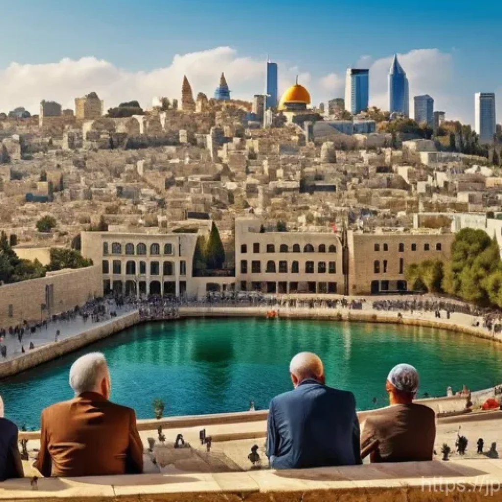 이스라엘에서 찾을 수 있는 서적 주제들 - **Prompt for Hebrew Language Revival:**
    "A vibrant collage scene depicting the miraculous reviva...