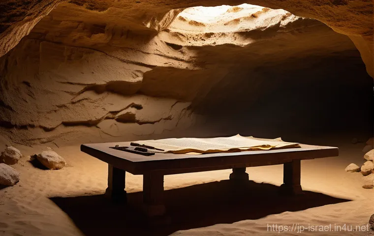 이스라엘 고고학의 세계적 중요성 - **Prompt for a perfectly preserved ancient lamp wick:**
    "A detailed, close-up, high-resolution p...