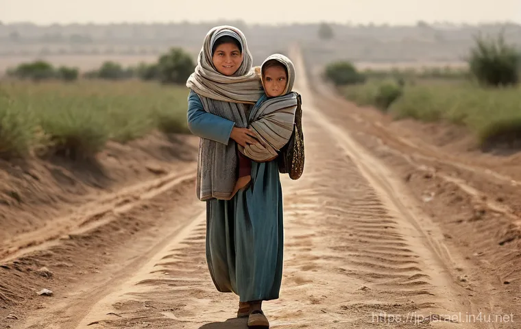 이스라엘의 유대인 디아스포라 역사 - **The Enduring Journey of Hope**
    A diverse group of Jewish people, including men, women, and chi...