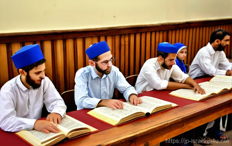 이스라엘의 유대인 디아스포라 역사 - **The Enduring Journey of Hope**
    A diverse group of Jewish people, including men, women, and chi...