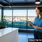 이스라엘의 사회적 스타트업 - **Chutzpah-Driven Innovation in a Collaborative Hub**
    A vibrant, sunlit, modern co-working space...