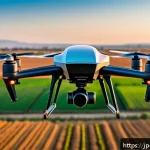 이스라엘 드론 테크의 글로벌 입지 - A sleek Israeli drone equipped with multiple high-precision sensors and a high-resolution camera fly...