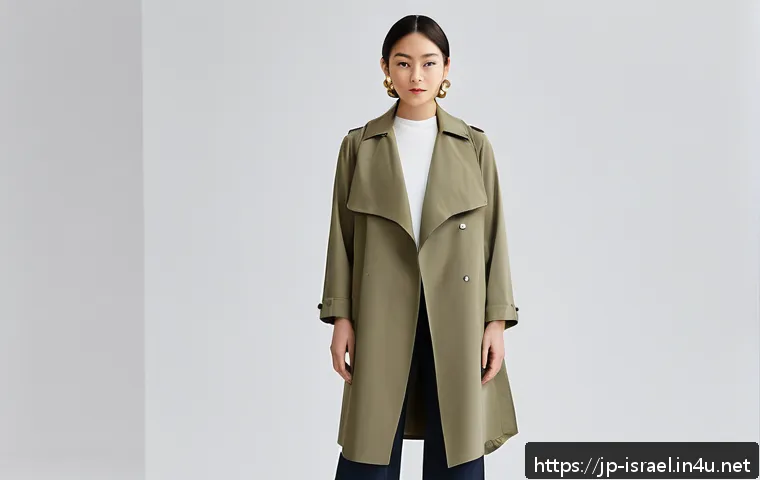 이스라엘에서 유행하는 패션 브랜드 - A sophisticated minimalist spring outfit inspired by Israeli fashion, featuring clean lines and simp...